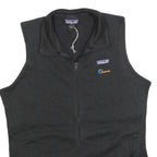 PATAGONIA Womens Black Jacket L Polyester Zip Vest Outdoor Casual Layering
