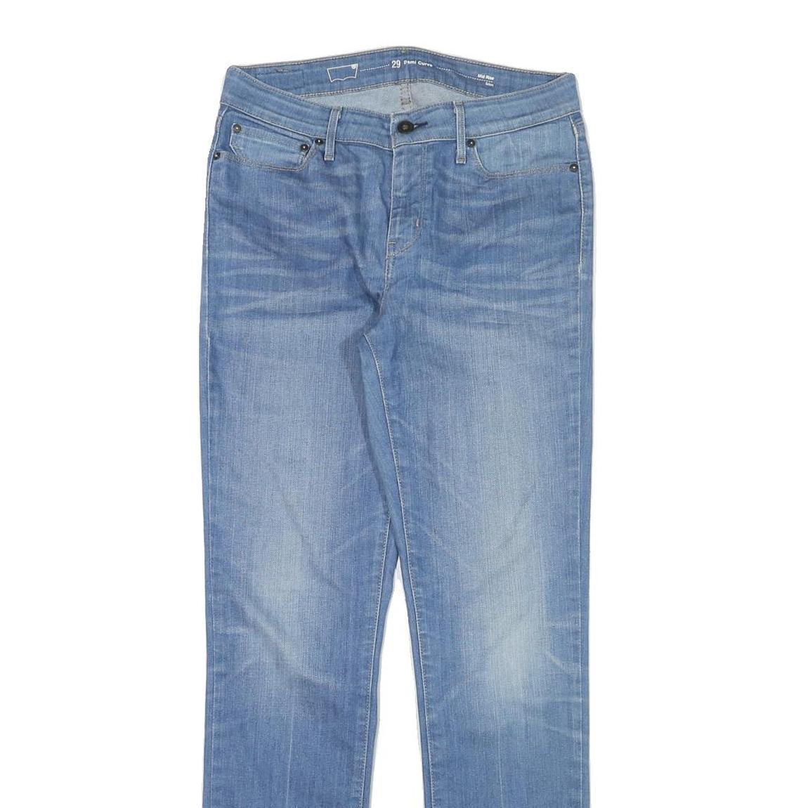 LEVI'S Womens Jeans Blue Regular Straight Denim Light W29 L31 Classic Design