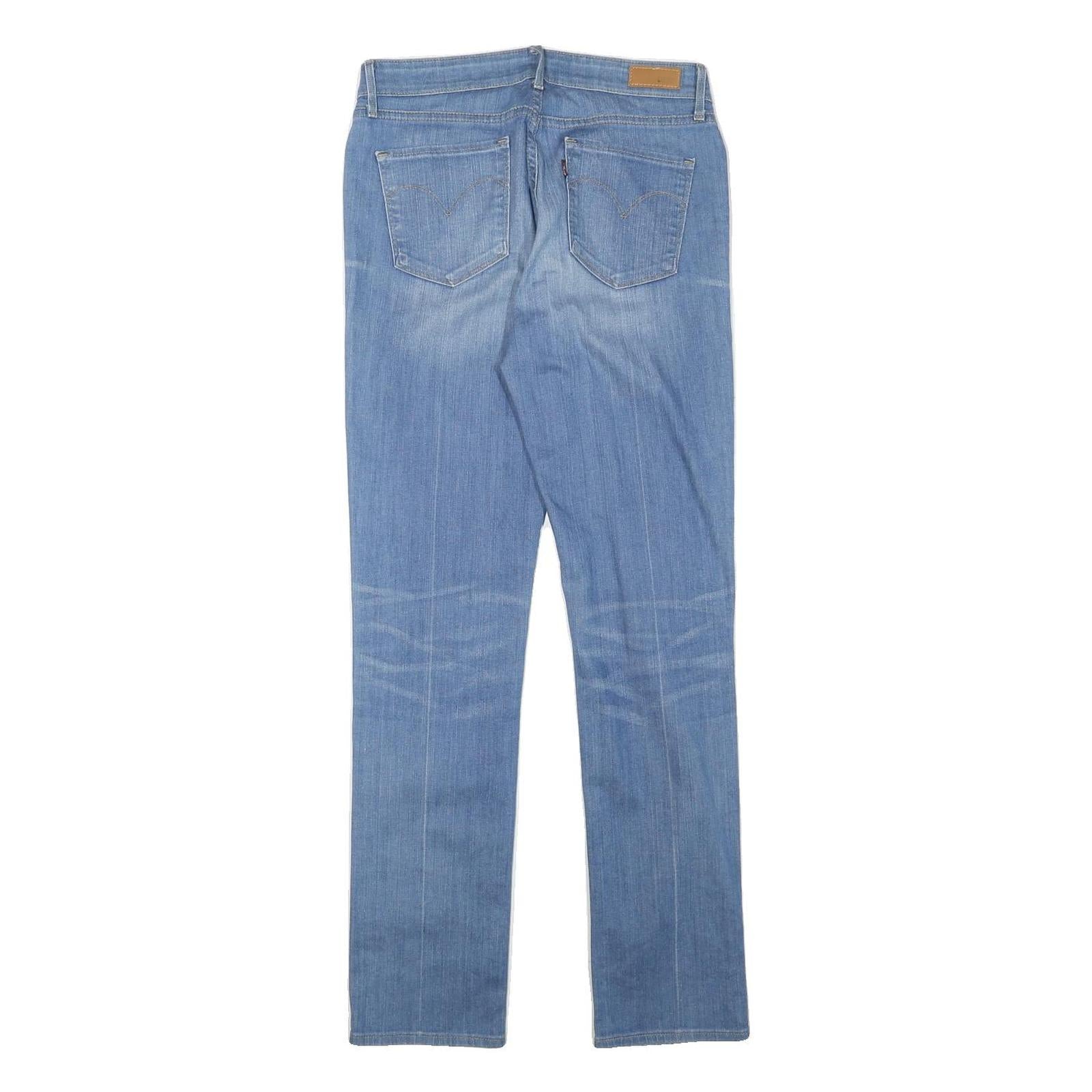 LEVI'S Womens Jeans Blue Regular Straight Denim Light W29 L31 Classic Design