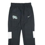 NIKE Mens Joggers Black & White Slim Straight M W28 L30 Sports Logo Athletic