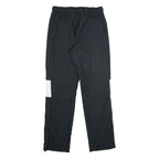 NIKE Mens Joggers Black & White Slim Straight M W28 L30 Sports Logo Athletic