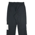 NIKE Mens Joggers Black & White Slim Straight M W28 L30 Sports Logo Athletic