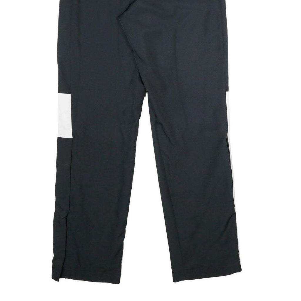 NIKE Mens Joggers Black & White Slim Straight M W28 L30 Sports Logo Athletic