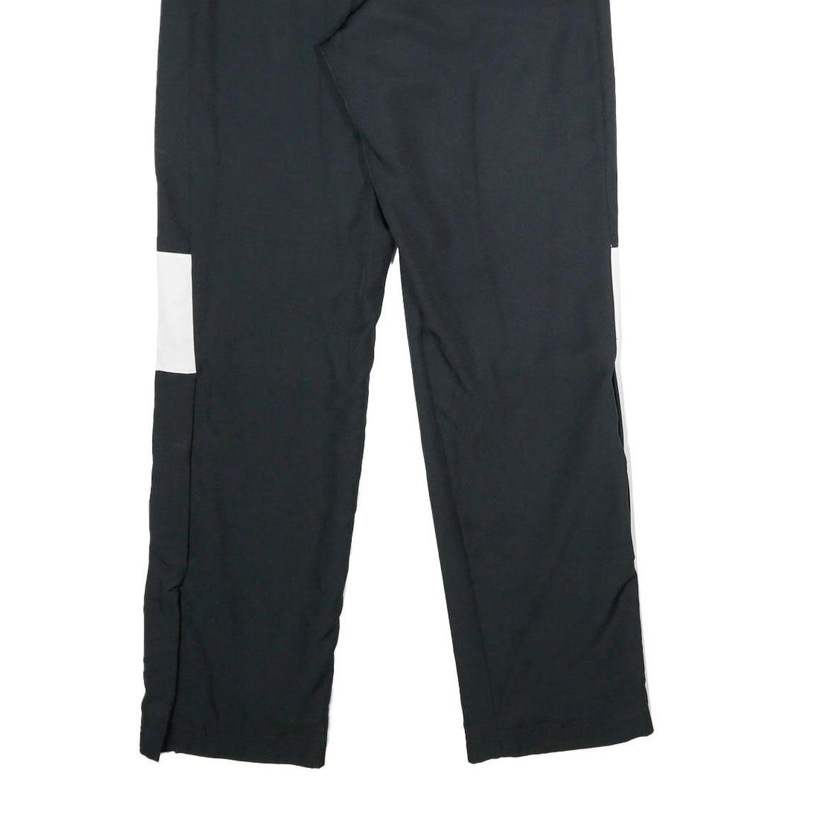 NIKE Mens Joggers Black & White Slim Straight M W28 L30 Sports Logo Athletic