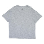 KANGOL Mens Grey Short Sleeve Crew Neck Cotton Blend T-Shirt XL Casual Comfort