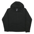 THE NORTH FACE Womens Black Hoodie XL Quarter Zip Lightweight Polyester