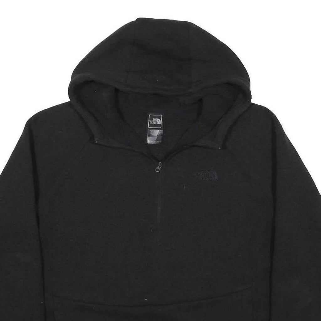 THE NORTH FACE Womens Black Hoodie XL Quarter Zip Lightweight Polyester