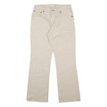 LEVI'S 550 Womens Jeans Beige Relaxed Straight Denim Medium W28 L29 Classic Fit