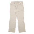 LEVI'S 550 Womens Jeans Beige Relaxed Straight Denim Medium W28 L29 Classic Fit
