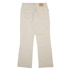 LEVI'S 550 Womens Jeans Beige Relaxed Straight Denim Medium W28 L29 Classic Fit