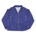 ATHLETIC Womens Blue Zip Jacket S Polyester Plain Lightweight Casual Sportswear