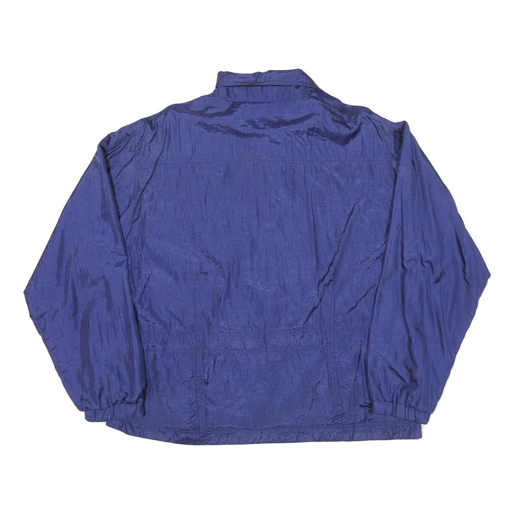 ATHLETIC Womens Blue Zip Jacket S Polyester Plain Lightweight Casual Sportswear