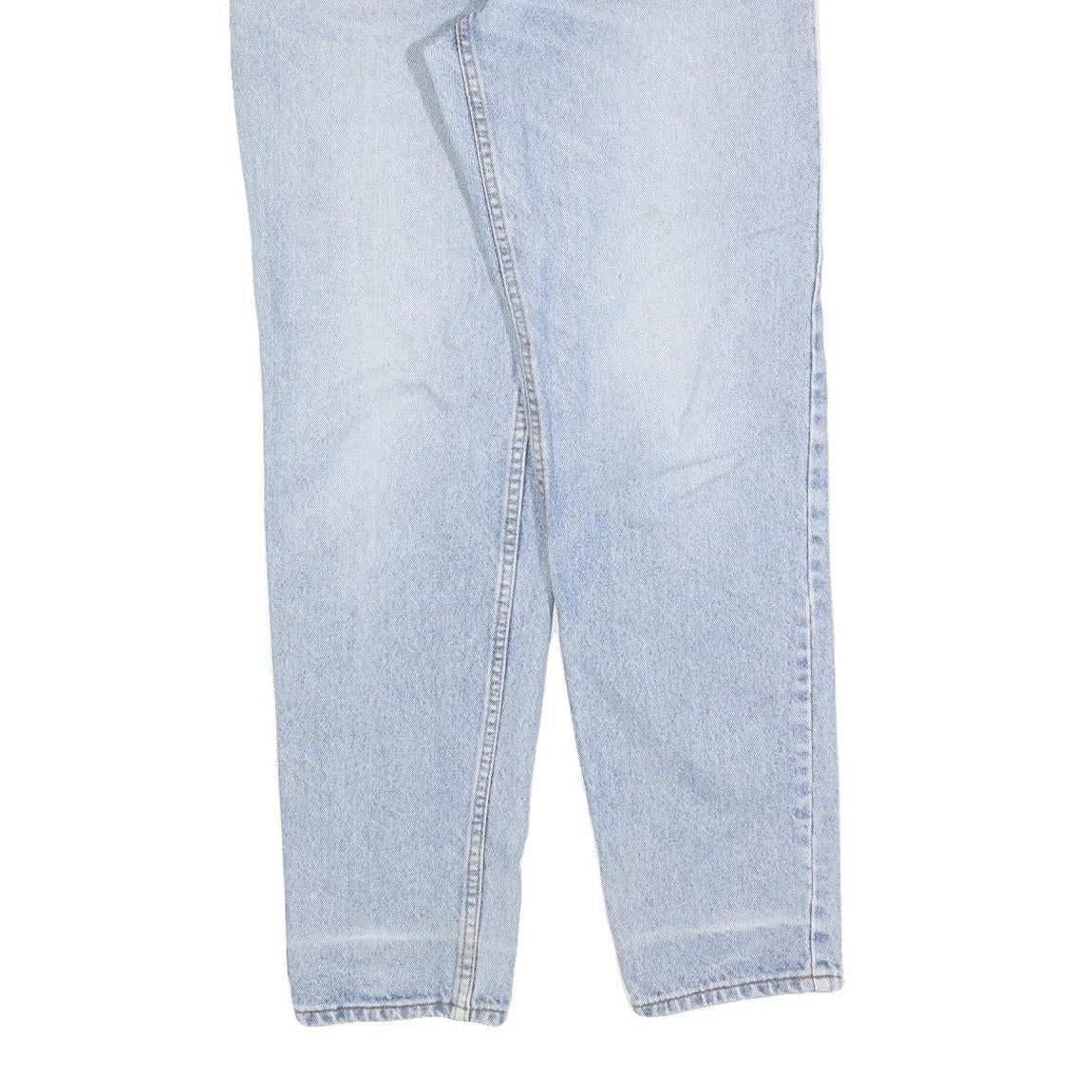 LEE Mens Jeans Blue Regular Straight Denim Light W30 L32 Classic Fit Zip