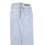 LEE Mens Jeans Blue Regular Straight Denim Light W30 L32 Classic Fit Zip
