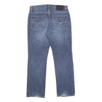 GUESS Mens Regular Blue Denim Jeans Button W32 L30 Classic Straight Cotton Blend