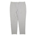 REISS Womens Slim Grey Trousers W34 L28 Zip Closure Smart Formal Workwear
