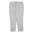REISS Womens Slim Grey Trousers W34 L28 Zip Closure Smart Formal Workwear
