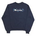 CHAMPION Mens Blue Airtable Crew Neck S Cotton Blend Sweatshirt