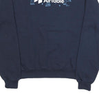 CHAMPION Mens Blue Airtable Crew Neck S Cotton Blend Sweatshirt