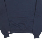 CHAMPION Mens Blue Airtable Crew Neck S Cotton Blend Sweatshirt