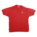 COTTEX Mens Red Short Sleeve Plain XL Cotton Polo Shirt Casual Summer