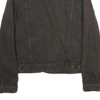 LAUREN RALPH LAUREN Womens Black Cotton Jacket M Button Plain Classic Fit