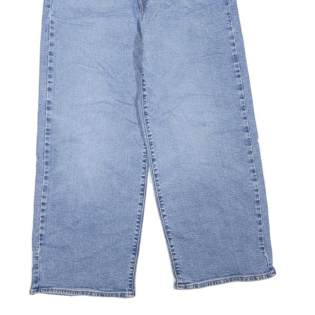 LEVI'S Womens Regular Blue Denim Light W28 L27 Casual Zip Jeans