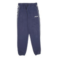 FILA Womens Joggers Blue Slim Tapered S W28 L30 Logo Tape Casual Sportswear