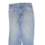 CARHARTT Mens Jeans Blue Relaxed Straight Denim Medium W34 L32 Zip Casual