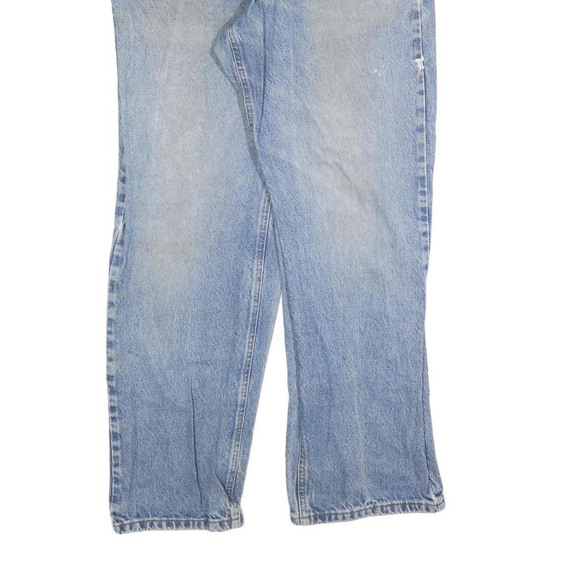 CARHARTT Mens Jeans Blue Relaxed Straight Denim Medium W34 L32 Zip Casual