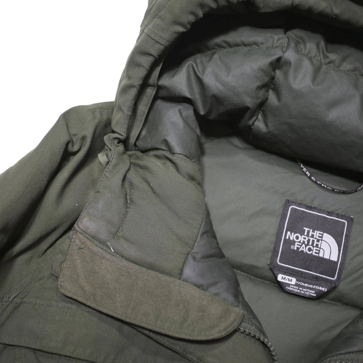 THE NORTH FACE Womens Green Lightweight Zip Jacket M Polyester Blend Outdoor