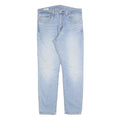 LEVI'S 512 BIG E Mens Slim Light Blue Denim Jeans W32 L30 Cotton Blend Zip