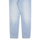 LEVI'S 512 BIG E Mens Slim Light Blue Denim Jeans W32 L30 Cotton Blend Zip