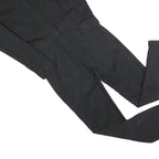 DICKIES Womens Black Cotton Blend Dungarees Slim Fit XS W36 L30 Workwear