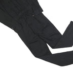 DICKIES Womens Black Cotton Blend Dungarees Slim Fit XS W36 L30 Workwear