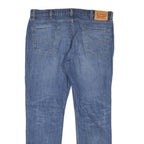LEVI'S 511 Mens Jeans Blue Slim Straight Denim Medium W40 L32 Distressed Patches
