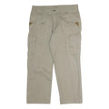 CARHARTT Mens Regular Fit Beige Cotton Cargo Trousers W36 L29 Workwear Utility