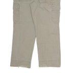 CARHARTT Mens Regular Fit Beige Cotton Cargo Trousers W36 L29 Workwear Utility