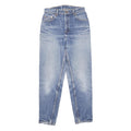 LEVI'S 551 Womens Jeans Blue Regular Straight Denim Medium W28 L30 Classic Fit
