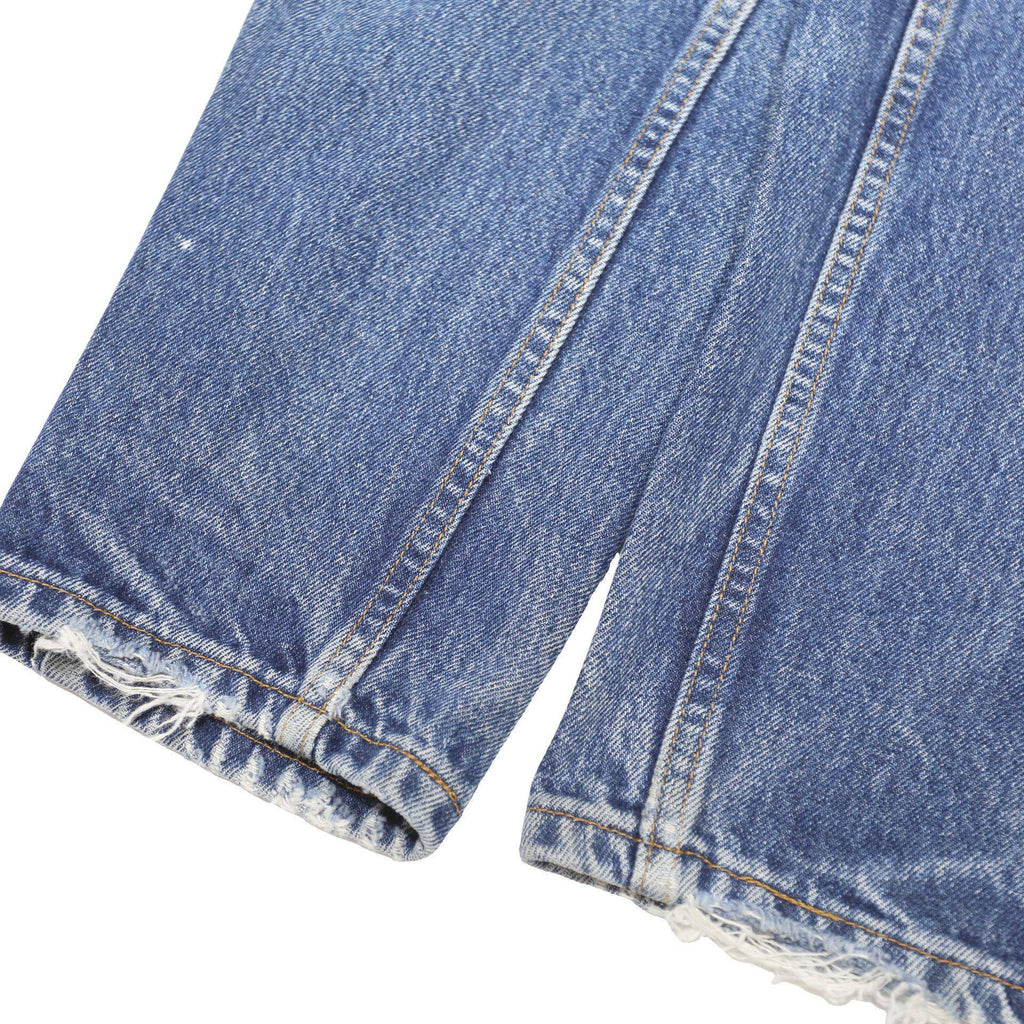 LEVI'S 551 Womens Jeans Blue Regular Straight Denim Medium W28 L30 Classic Fit