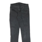 LEVI'S Womens Jeans Black Slim Skinny Denim Medium W28 L30 Stylish Comfort