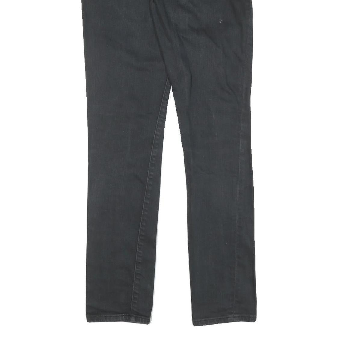 LEVI'S Womens Jeans Black Slim Skinny Denim Medium W28 L30 Stylish Comfort