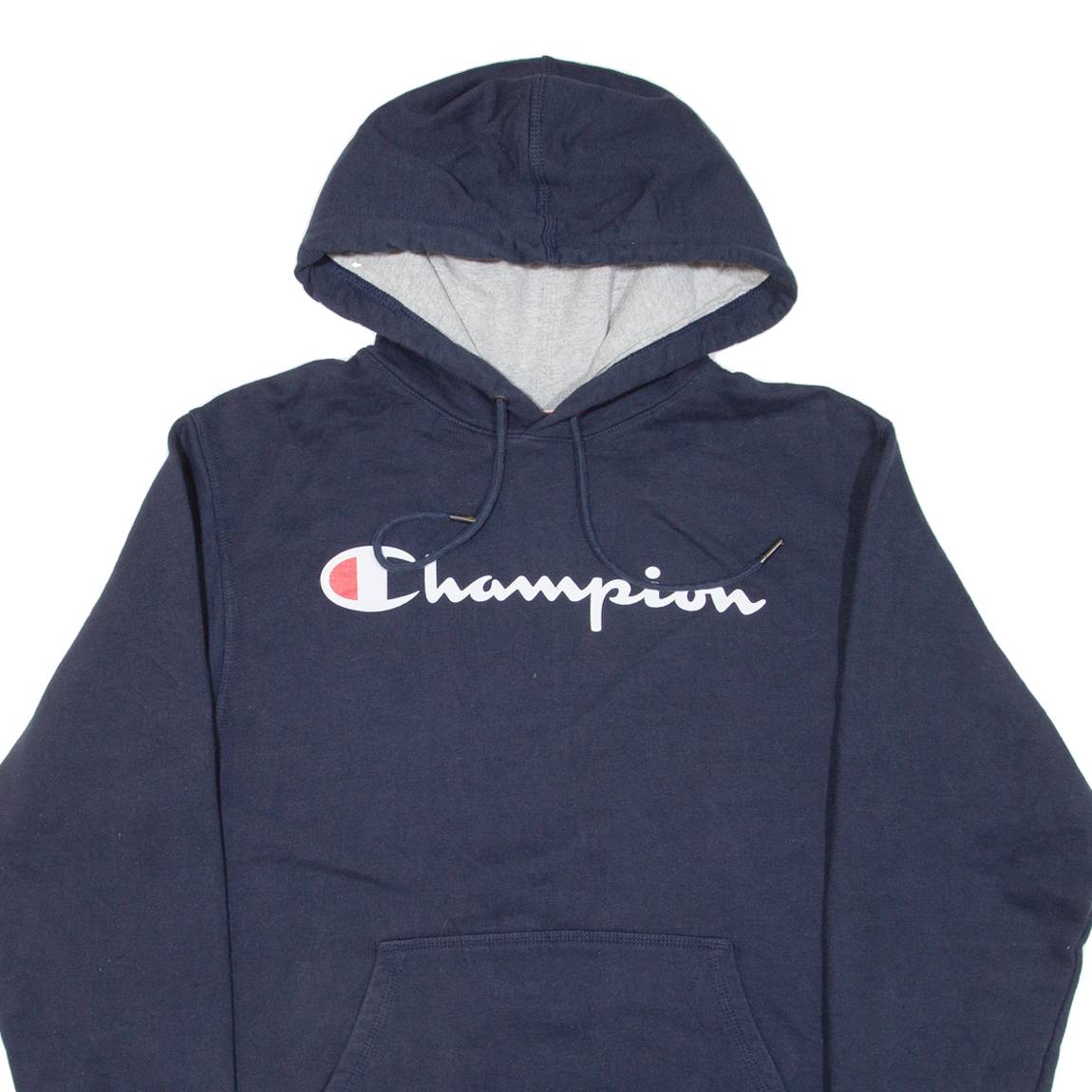 CHAMPION Mens Blue Hoodie S