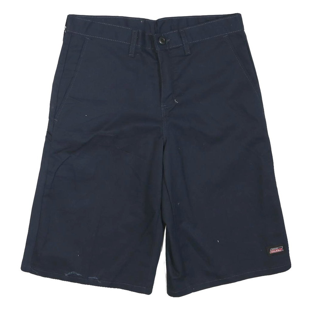 DICKIES Mens Shorts Blue Casual Regular M W32 Workwear Comfort Polyester Blend
