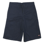 DICKIES Mens Shorts Blue Casual Regular M W32 Workwear Comfort Polyester Blend