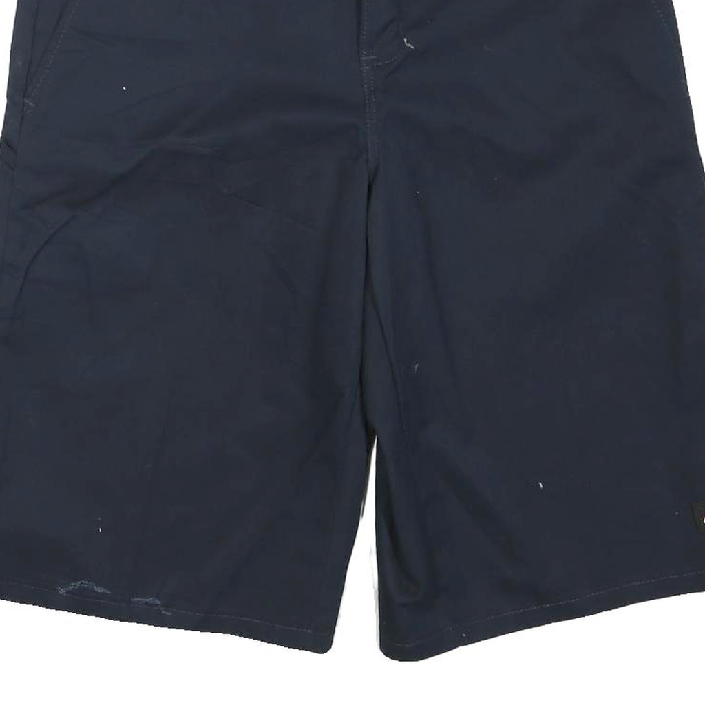 DICKIES Mens Shorts Blue Casual Regular M W32 Workwear Comfort Polyester Blend