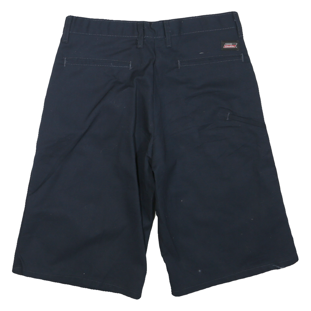 DICKIES Mens Shorts Blue Casual Regular M W32 Workwear Comfort Polyester Blend