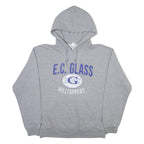 JERZEES E.C. Glass Hilltoppers Mens Grey Hoodie USA L