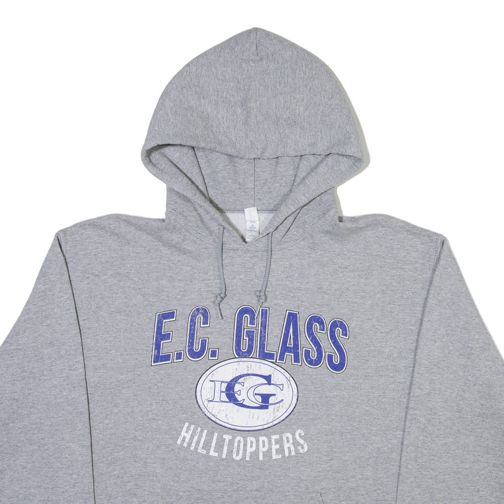 JERZEES E.C. Glass Hilltoppers Mens Grey Hoodie USA L
