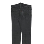 LEVI'S 510 BIG E Mens Jeans Black Slim Skinny Denim W29 L27 Classic Zip